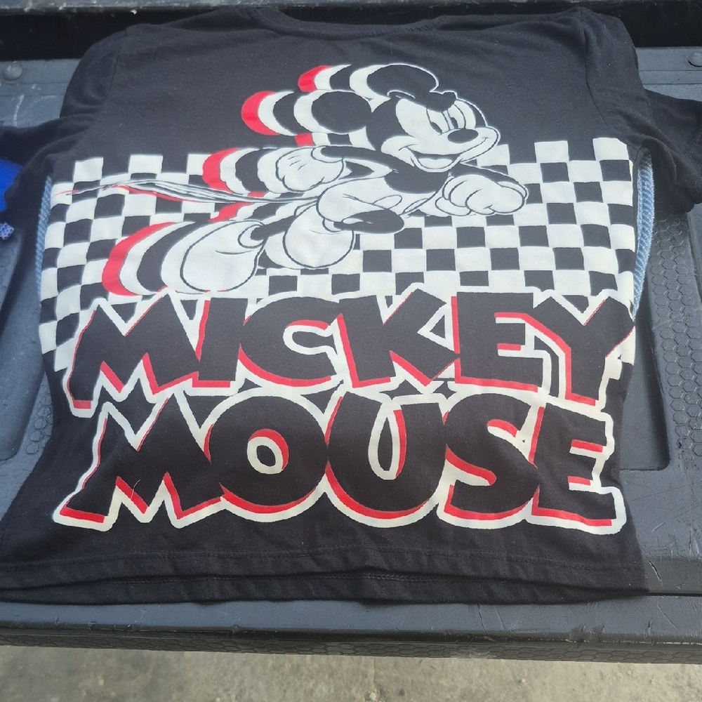 Disney Mickey Mouse Black and Red Kids T-Shirt